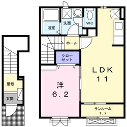 メゾン・クラールＢの物件間取画像